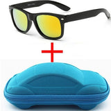 LongKeeper Cool Sunglasses for Kids Sun Glasses for Children Boys Girls Sunglass UV 400 Protection with Case Children Gift