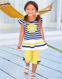 TANGUOANT Summer Girls Clothing Sets Baby Kids Clothes