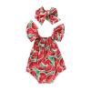 Newborn Baby Girls Clothes Watermelon print short