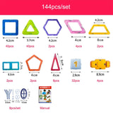 100-298pcs Blocks Magnetic Designer Construction Set Model