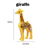 Duplos Animal Model Figures big Building Block Sets Elephant monkey Horse