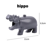 Duplos Animal Model Figures big Building Block Sets Elephant monkey Horse