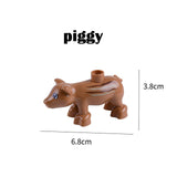 Duplos Animal Model Figures big Building Block Sets Elephant monkey Horse