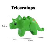 Duplos Animal Model Figures big Building Block Sets Elephant monkey Horse