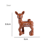 Animal Series Model Figures Big Building Blocks Animals Educational Toys For Kids Children