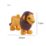 Animal Series Model Figures Big Building Blocks Animals Educational Toys For Kids Children