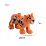 Animal Series Model Figures Big Building Blocks Animals Educational Toys For Kids Children
