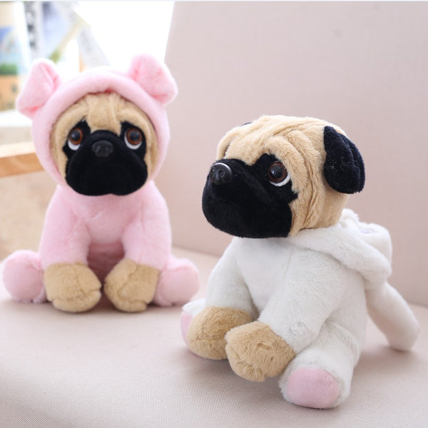 20CM Stuffed Simulation Dogs Plush Sharpei Pug Lovely Puppy Pet Toy Plush Animal Toy Children Kids Birthday Christmas Gifts