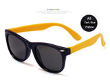 Sunglasses Kids Polarized Children Classic Brand Designer Eyeglasses Rivet TAC TR90 Flexible Safety Frame Shades For Boy Girl