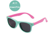 Sunglasses Kids Polarized Children Classic Brand Designer Eyeglasses Rivet TAC TR90 Flexible Safety Frame Shades For Boy Girl