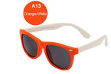 Sunglasses Kids Polarized Children Classic Brand Designer Eyeglasses Rivet TAC TR90 Flexible Safety Frame Shades For Boy Girl