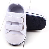 WEIXINBUY Canvas Baby Shoes Newborn Boys Girls First Walkers Infant Toddler Soft Bottom Anti-slip Prewalker Sneakers 0-12M