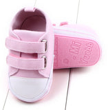 WEIXINBUY Canvas Baby Shoes Newborn Boys Girls First Walkers Infant Toddler Soft Bottom Anti-slip Prewalker Sneakers 0-12M