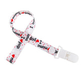 Adjust Baby Pacifier Clip Chain Ribbon Dummy Holder