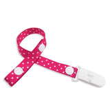 Adjust Baby Pacifier Clip Chain Ribbon Dummy Holder