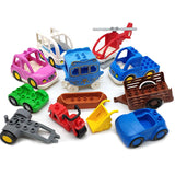 trailer Car motorcycle boat Big size Building Blocks collocation Vehicle accessory kid