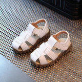 leather sandals boys 2019 100% soft leather in summer