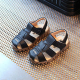 leather sandals boys 2019 100% soft leather in summer