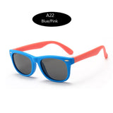 Sunglasses Kids Polarized Children Classic Brand Designer Eyeglasses Rivet TAC TR90 Flexible Safety Frame Shades For Boy Girl