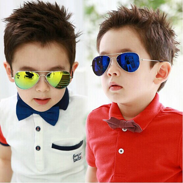 CANCHANGE Fashion Boys Sunglasses Kids Piolt Style Children Sun Glasses Brand Design 100%UV Protection Glasses Oculos Gafas