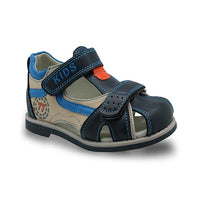 Apakowa 2019 summer kids shoes brand closed toe toddler boys sandals
