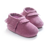2019 PU Suede Leather Newborn Baby Moccasins Shoes