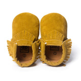 Newborn Baby Boy Girl PU Suede Moccasins Soft Shoes
