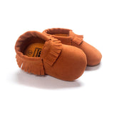 Newborn Baby Boy Girl PU Suede Moccasins Soft Shoes