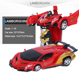 RC Car Transformation Robots Sports Vehicle Model  Robots Toys