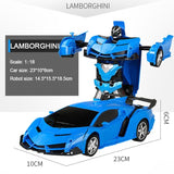 RC Car Transformation Robots Sports Vehicle Model  Robots Toys