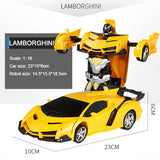 RC Car Transformation Robots Sports Vehicle Model  Robots Toys