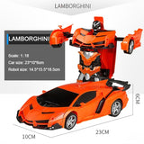 RC Car Transformation Robots Sports Vehicle Model  Robots Toys