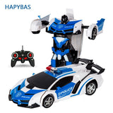 RC Car Transformation Robots Sports Vehicle Model  Robots Toys