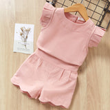 Kids Girls Clothing Sets Summer New Style Brand  Baby Girls Clothes