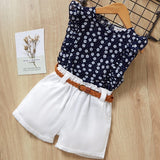 Kids Girls Clothing Sets Summer New Style Brand  Baby Girls Clothes