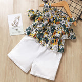 Kids Girls Clothing Sets Summer New Style Brand  Baby Girls Clothes