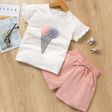 Kids Girls Clothing Sets Summer New Style Brand  Baby Girls Clothes
