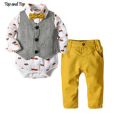 Top and Top Autumn Fashion infant clothing Baby Suit