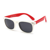 2019 NewTR90 Silicone Children's Polarizing Sunglasses Square Boys and Girls'Glasses UV400 Brand Design Soft Safety Sunglasses