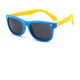 2019 NewTR90 Silicone Children's Polarizing Sunglasses Square Boys and Girls'Glasses UV400 Brand Design Soft Safety Sunglasses