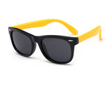 2019 NewTR90 Silicone Children's Polarizing Sunglasses Square Boys and Girls'Glasses UV400 Brand Design Soft Safety Sunglasses
