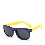 2019 NewTR90 Silicone Children's Polarizing Sunglasses Square Boys and Girls'Glasses UV400 Brand Design Soft Safety Sunglasses