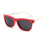 2019 NewTR90 Silicone Children's Polarizing Sunglasses Square Boys and Girls'Glasses UV400 Brand Design Soft Safety Sunglasses