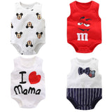 summer sleeveless Baby rompers clothes