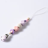 DIY Colorfull Wooden Baby Pacifier Clips